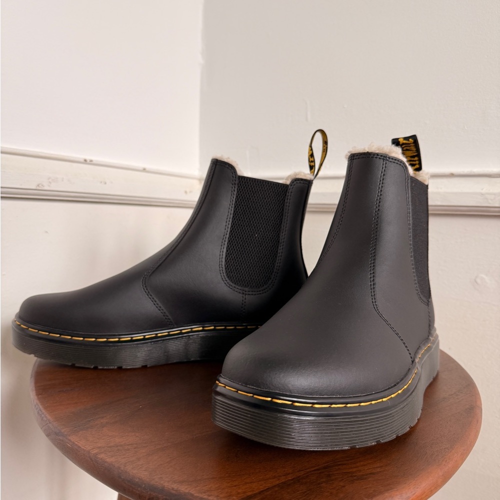 Dr. Martens Black Leather Chelsea Boots